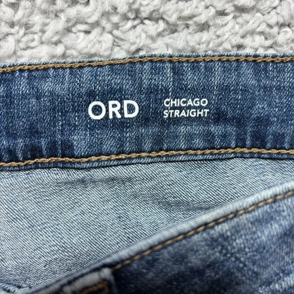 WARP + WEFT Jeans Mens 40 x 30 ORD Chicago Straight Regular Wash Stretch Denim - Picture 3 of 7